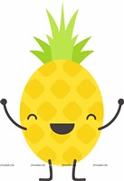Fruits theme Pineapple