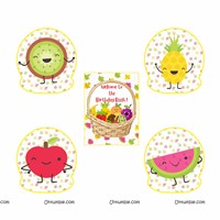 Fruits theme Paper Fan Kit