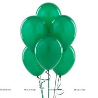 Bottle Green Color Latex Balloon (Pack Of 20) 