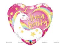 Unicorn Happy birthday Foil balloon