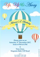 Hot Air Balloon Birthday Invite
