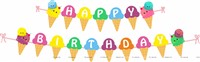 Ice Cream Birthday Banner