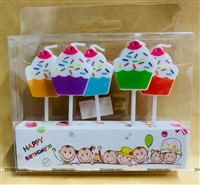 Ice-cream Theme Birthday Candles - Pack of 5