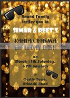 Kaala Chashma theme Rectangular Invitations