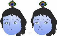 Little Krishna Theme Masks