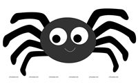 Incy Wincy Spider Cutout