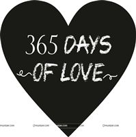365 days of love Photo prop