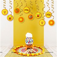 Swirl danglers - Pongal Festival Party Supplies