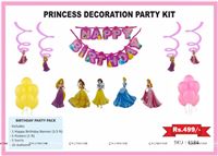 Princess Birthday theme Banner Kits