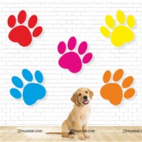 Paw shaped Posters (Pack of 5)