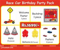 Race Car Theme Mini Party Pack