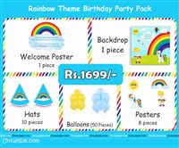 Rainbow Theme Mini Party Pack
