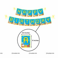 Robot theme Super saver birthday decoration kit (Pack of 58 pieces)