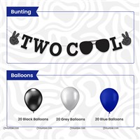 TWO COOL Banner Kit (Pack of 61 pcs)