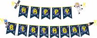 Space Birthday theme Happy Birthday Banners