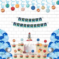 Space Theme Swirls and Toppers Kit