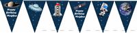 Space theme triangle bunting