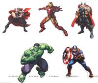 Avengers Poster pack of 5 