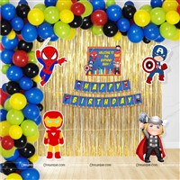 Superhero Theme Foil Curtain Kit 