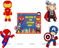 SuperHero Theme Poster