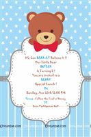 Teddy Theme Invitations