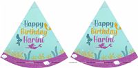Mermaid Party Hats (Set of 6)