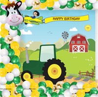 Tractor Theme  Backdrop Kit