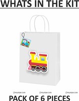 Train Party Bags (set of 6 )