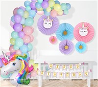 Unicorn Theme Decoration Kit (Pack of 109 pcs)