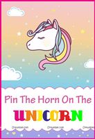 Unicorn Theme Game Poster