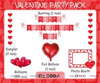 Valentine-Love Party Kit ( 25 piece decoration kit)