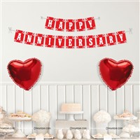 Anniversary Heart Balloon Kit