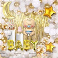 Foil Balloon / Curtain kits - Naming Ceremony Supplies for Boy & Girl | Namakaran Decoration