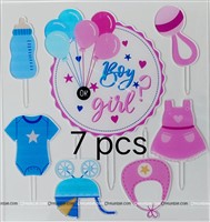 Baby Shower Cake Topper - Baby Shower Party Supplies and Decor