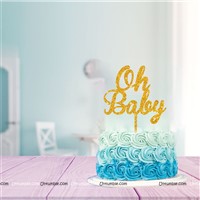 Baby Shower Cake Topper - Baby Shower Party Supplies and Decor