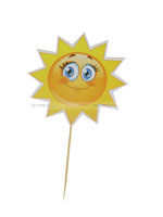 Sunshine BabyShower theme Cup cake toppers