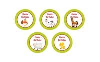 Farm animal badges