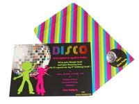 Disco Theme Custom invitations