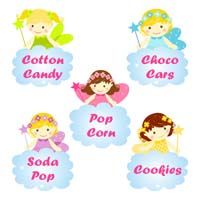 Shaped Fairy food labels