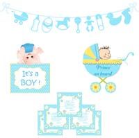 Baby Boy Announcement kit