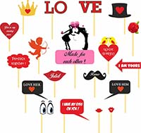 Valentine / Love theme Photo Booth Props