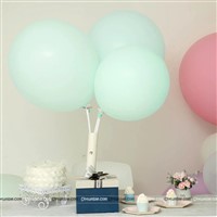18 inches Green Pastel Balloons  (Pack of 5)