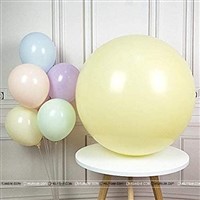 18 inches Yellow Pastel Balloons  (Pack of 5)