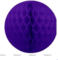8 Inch Purple Honey Comb Paper Balls
