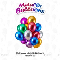 Metallic Balloons (Pack of 50)