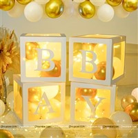 Baby Balloon box with lights