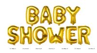 Baby shower Foil Balloons (Gold)