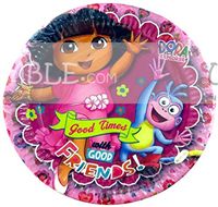 Dora Birthday Party Plate