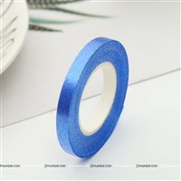 Blue curling ribbon