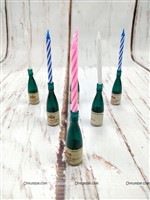 Champagne bottle Plastic holder candles